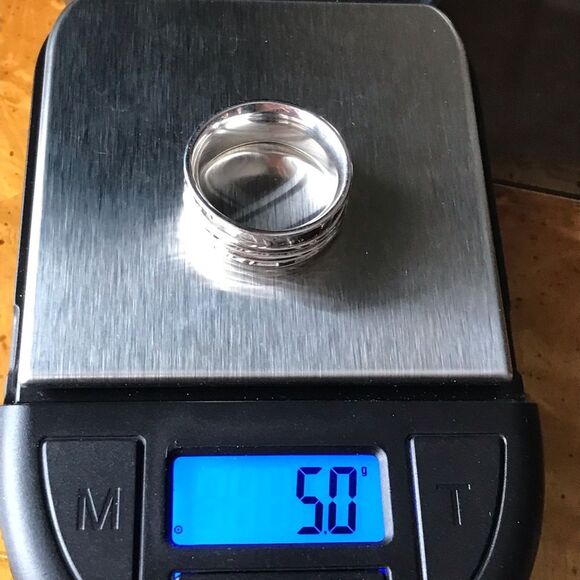 Sterling Silver Spinning Band Ring - Picture 6 of 7